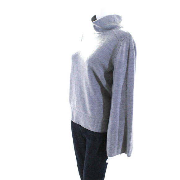 Lululemon Merino Wool Turtleneck Relaxed Sweater Grey Plus Size 12 NWOT - Picture 8 of 11